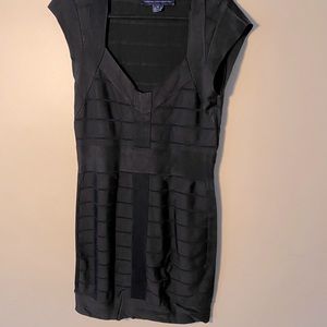 French Connection Black Bandage Dress